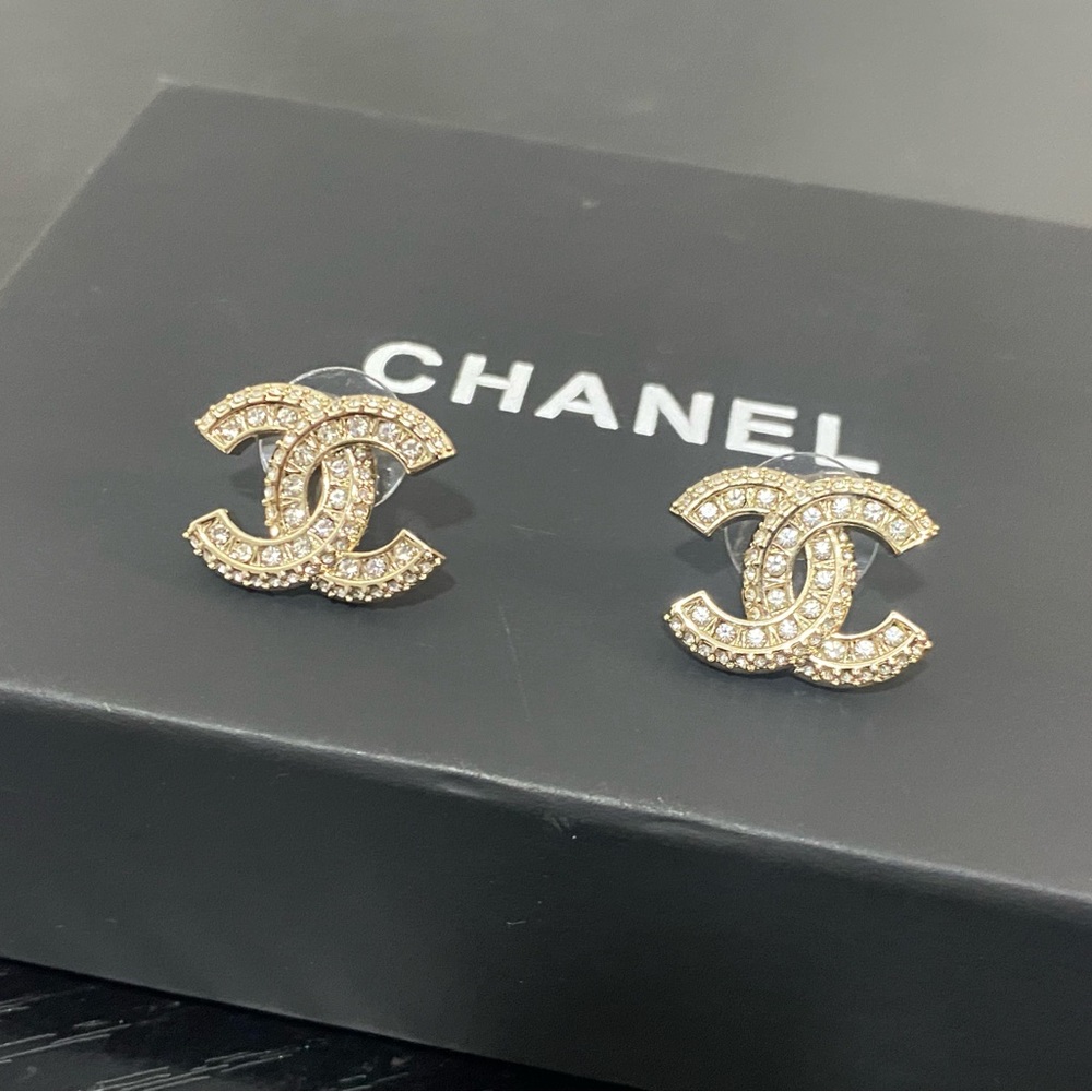 CHANEL Gold Earrings